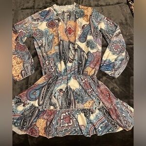 Women’s gather waist tie neck Size large